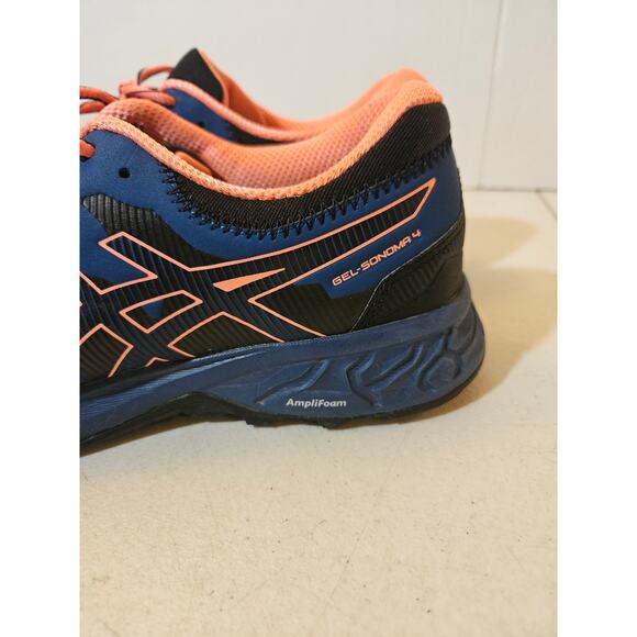 Asics Gel Sonoma 4 Amplifoam Ladies athletic running shoes size 10 - Picture 2 of 8